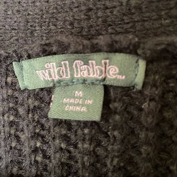 Wild Fable | Chunky Knit Long Cardigan Sweater Size M with Pockets - Picture 6 of 7